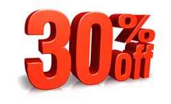 30%discount